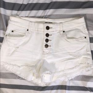 Billabong white Jean Shorts